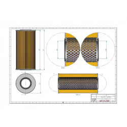Filtre hydraulique SH52212