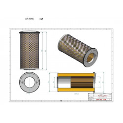 Filtre hydraulique SH52245