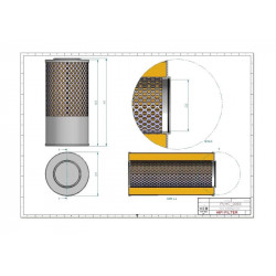 Filtre hydraulique SH52512
