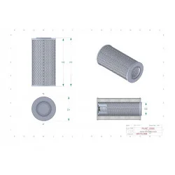 Filtre hydraulique SH52652