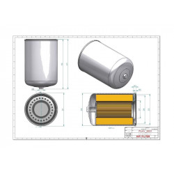 Filtre hydraulique SH53100