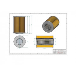 Filtre hydraulique SH53270