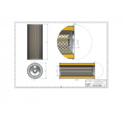 Filtre hydraulique SH53345