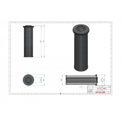Filtre hydraulique SH53386
