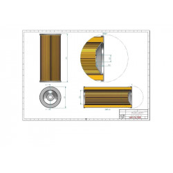 Filtre hydraulique SH53403