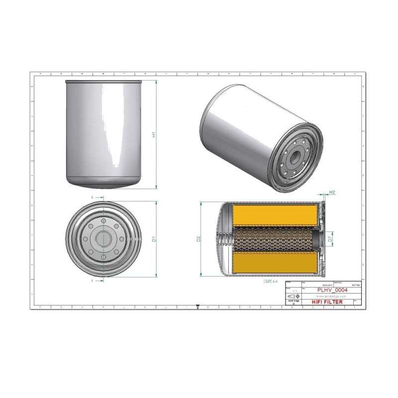 Filtre d'aération SH55005