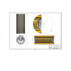 Filtre hydraulique SH55130