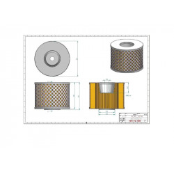 Filtre hydraulique SH55144