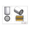 Filtre hydraulique de transmission SH56293