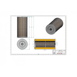 Filtre hydraulique SH56347