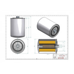 Filtre hydraulique de transmission SH56366