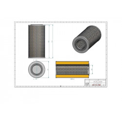 Filtre hydraulique SH59210