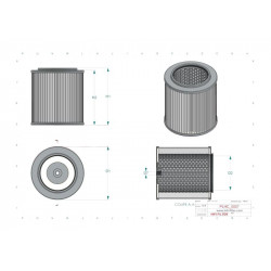 Filtre hydraulique SH60060