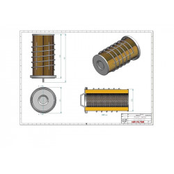 Filtre hydraulique SH60398