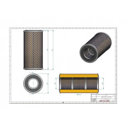 Filtre hydraulique SH60428