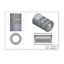 Filtre hydraulique SH60525