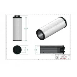 Filtre hydraulique SH60774