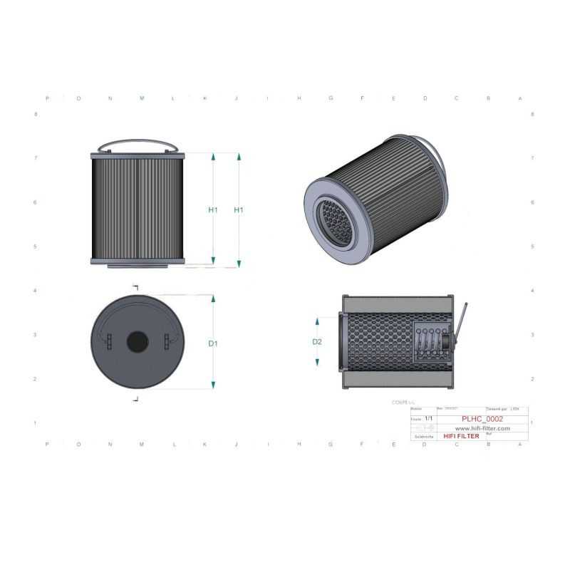 Filtre hydraulique de transmission SH60804