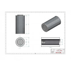 Filtre hydraulique SH60811