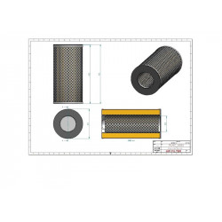Filtre hydraulique de transmission SH61028