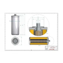 Filtre hydraulique de transmission SH62023
