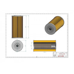 Filtre hydraulique SH62197