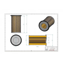 Filtre hydraulique CR28/3