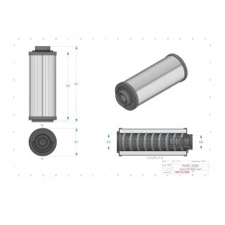 Filtre hydraulique SH63372
