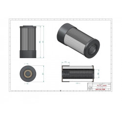 Filtre hydraulique SH63476