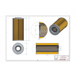Filtre hydraulique de pilotage SH64130
