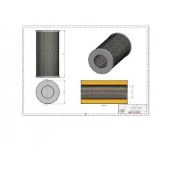 Filtre hydraulique de transmission SH66031