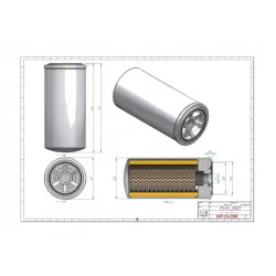 Filtre hydraulique de transmission SH66083