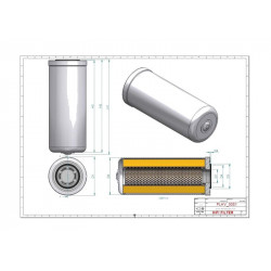 Filtre hydraulique SH66084