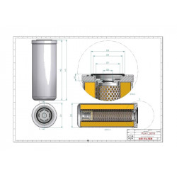 Filtre hydraulique de transmission SH66201