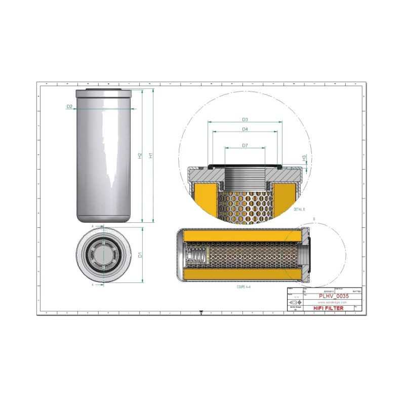 Filtre hydraulique de transmission SH66236