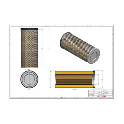 Filtre hydraulique SH68150