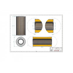 Filtre hydraulique SH70004
