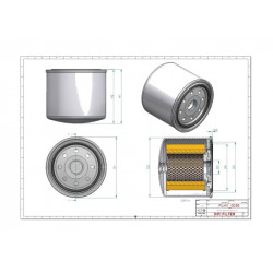 Filtre hydraulique SH70006