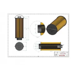 Filtre hydraulique SH74451