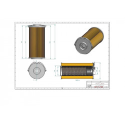 Filtre hydraulique SH74520