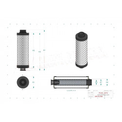 Filtre hydraulique SH74615 FANMO