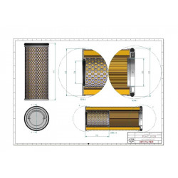 Filtre hydraulique SH75231