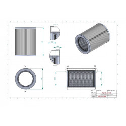 Filtre hydraulique de direction SH87021