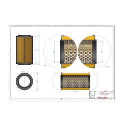Filtre hydraulique de pilotage SH87202