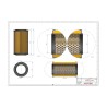 Filtre hydraulique de pilotage SH87202