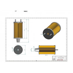 Filtre à gasoil SN21597