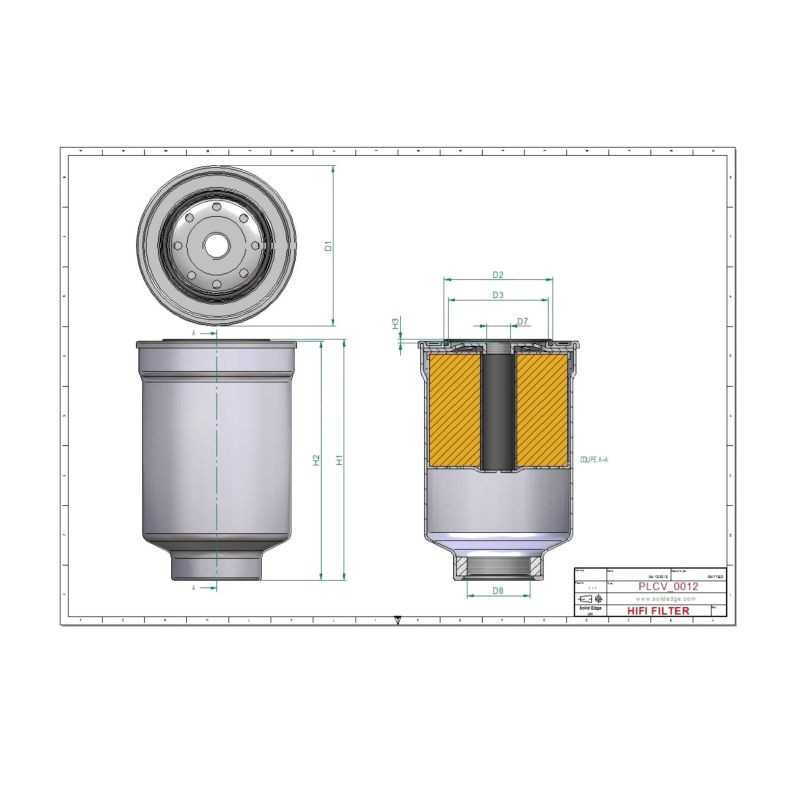 Filtre à gasoil SN25009