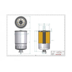 Filtre à gasoil SN25019