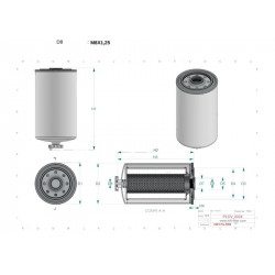 Filtre à gasoil SN25022