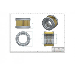 Filtre à gasoil SN25035